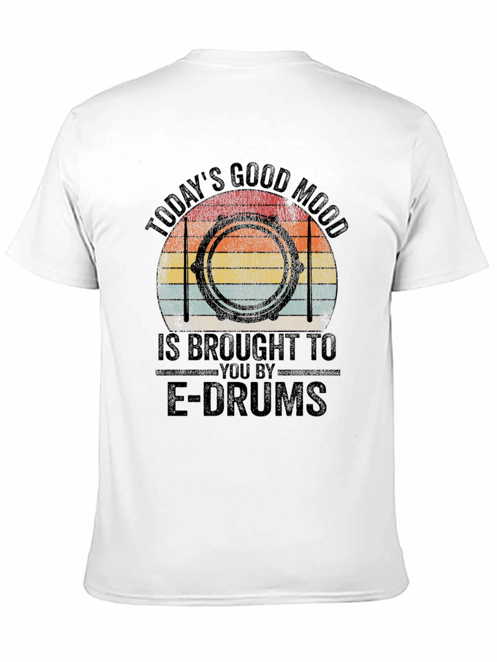 E-Drums Good Mood Black T-Shirt