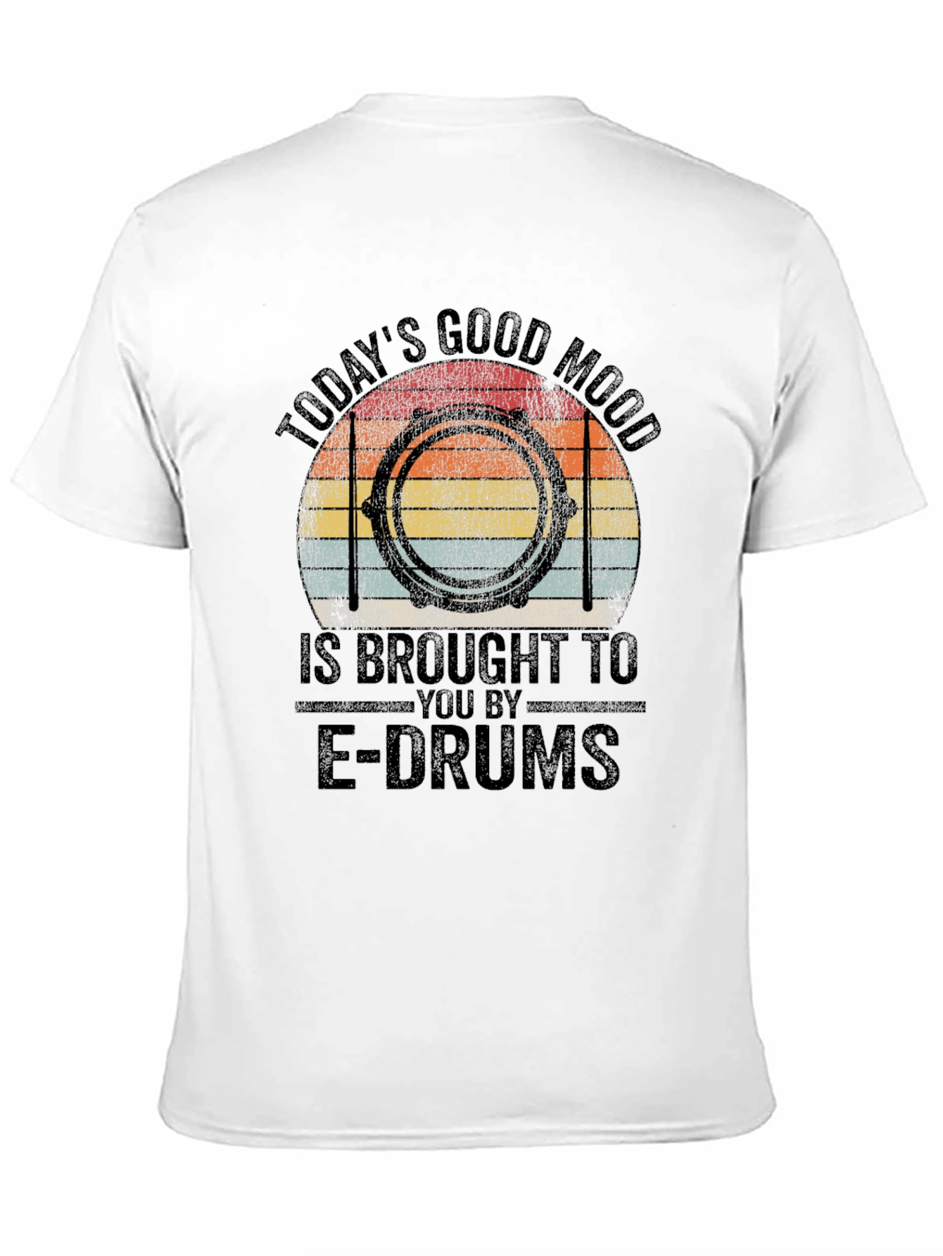 E-Drums Good Mood Black T-Shirt