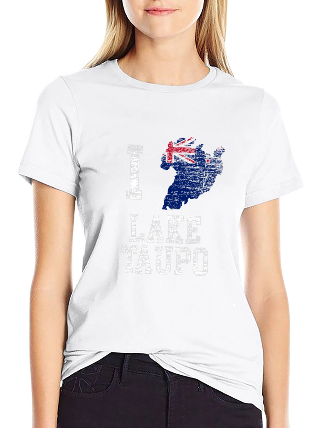 I Love Lake Taupo New Zealand Graphic T-Shirt