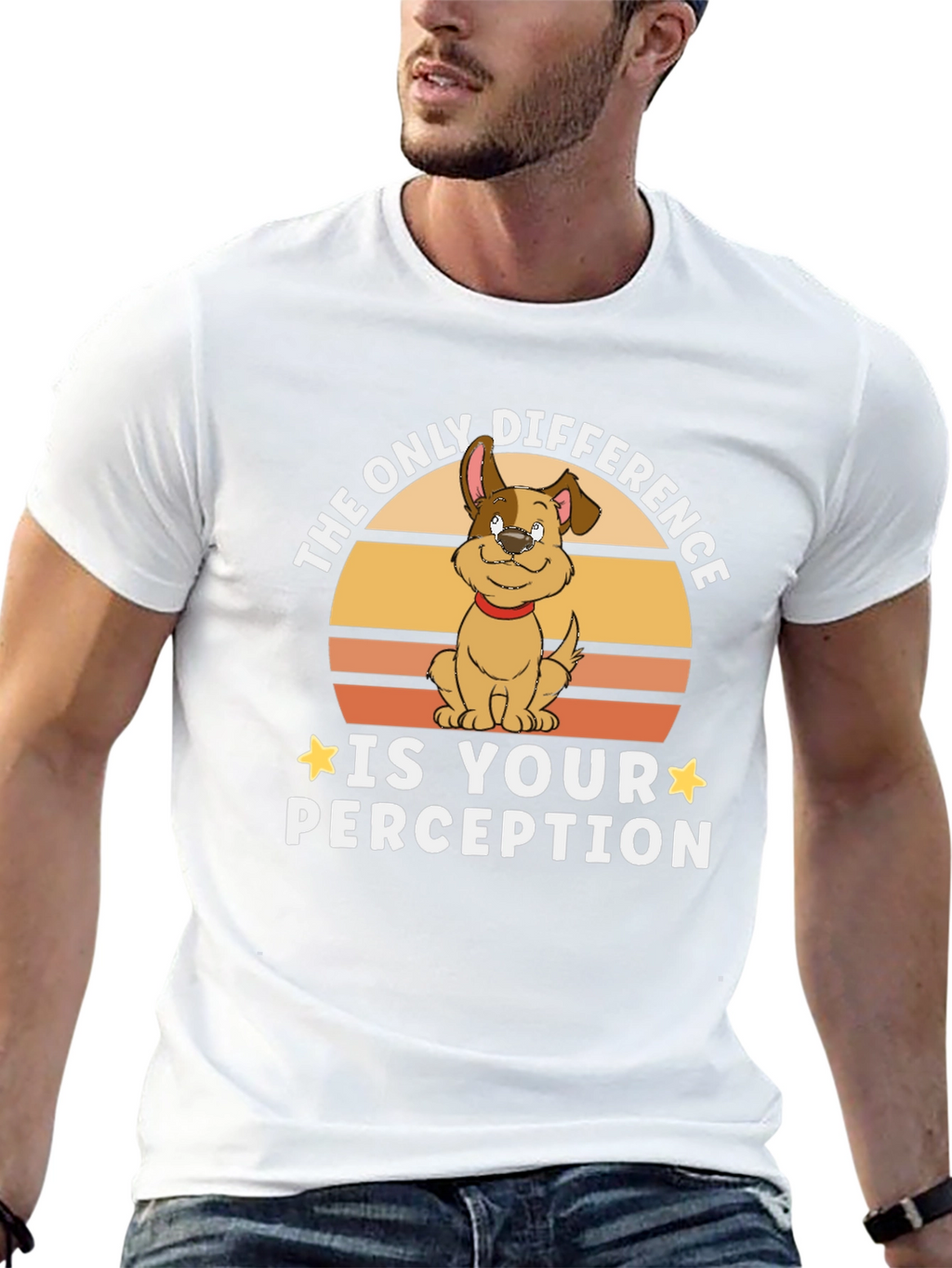 The Only Difference Dog Graphic Tee