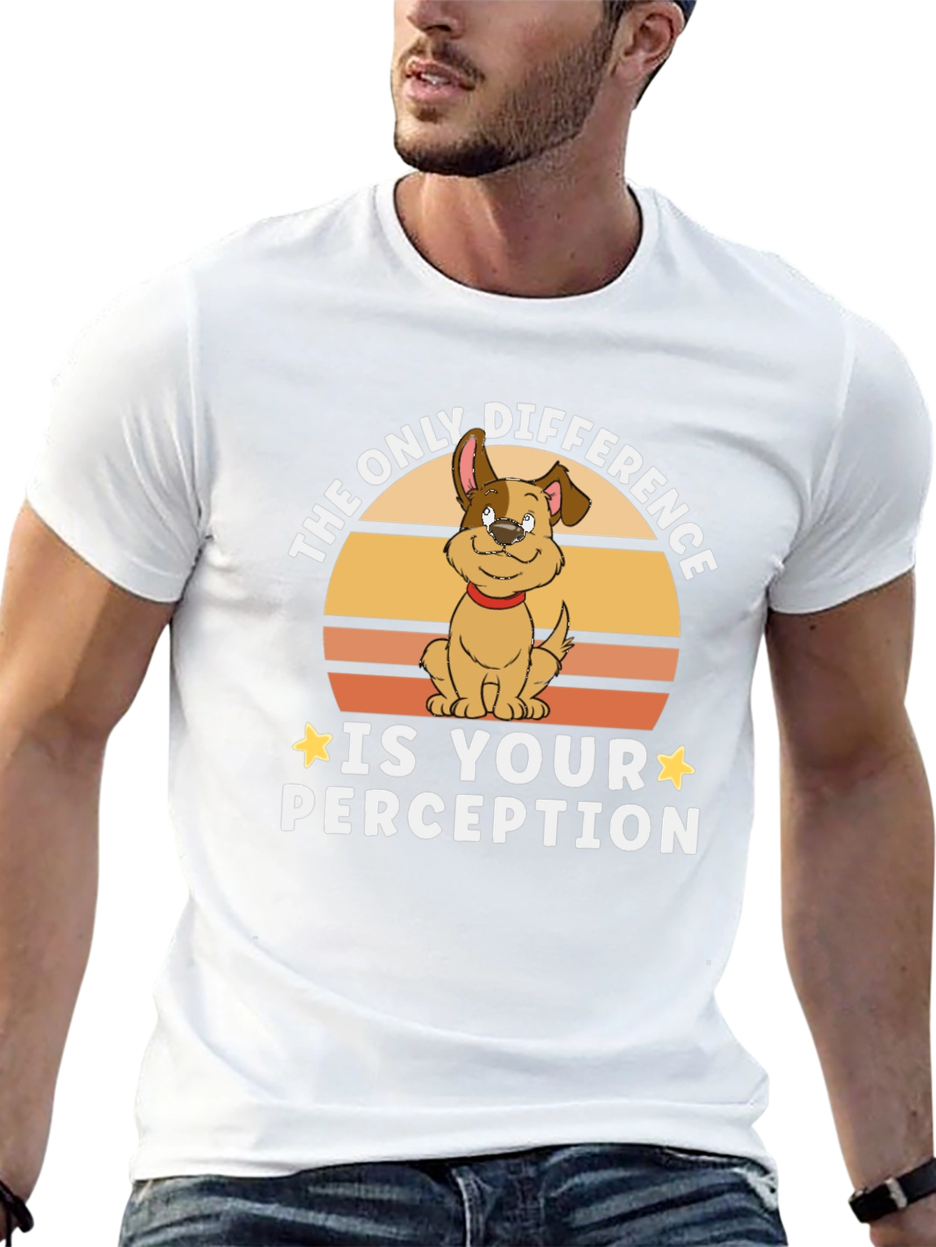 The Only Difference Dog Graphic Tee