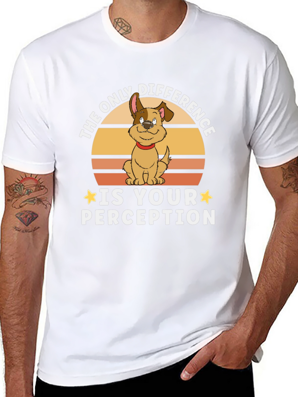 The Only Difference Dog Graphic Tee