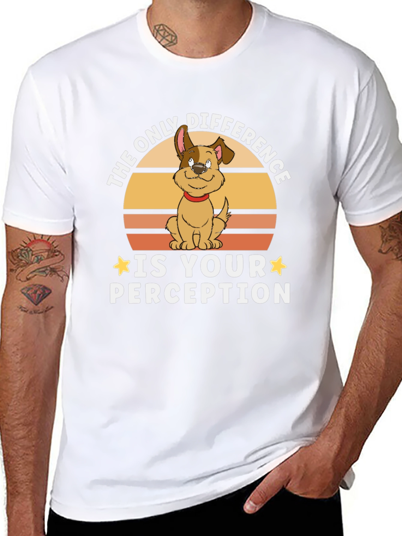 The Only Difference Dog Graphic Tee