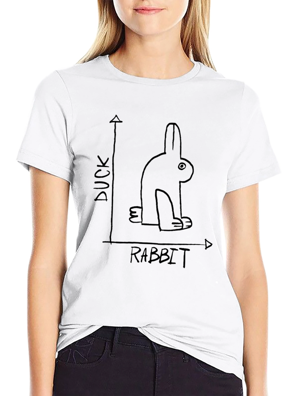 Duck Rabbit T-Shirt: Optical Illusion Tee