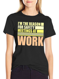 Safety Meeting Humor T-Shirt