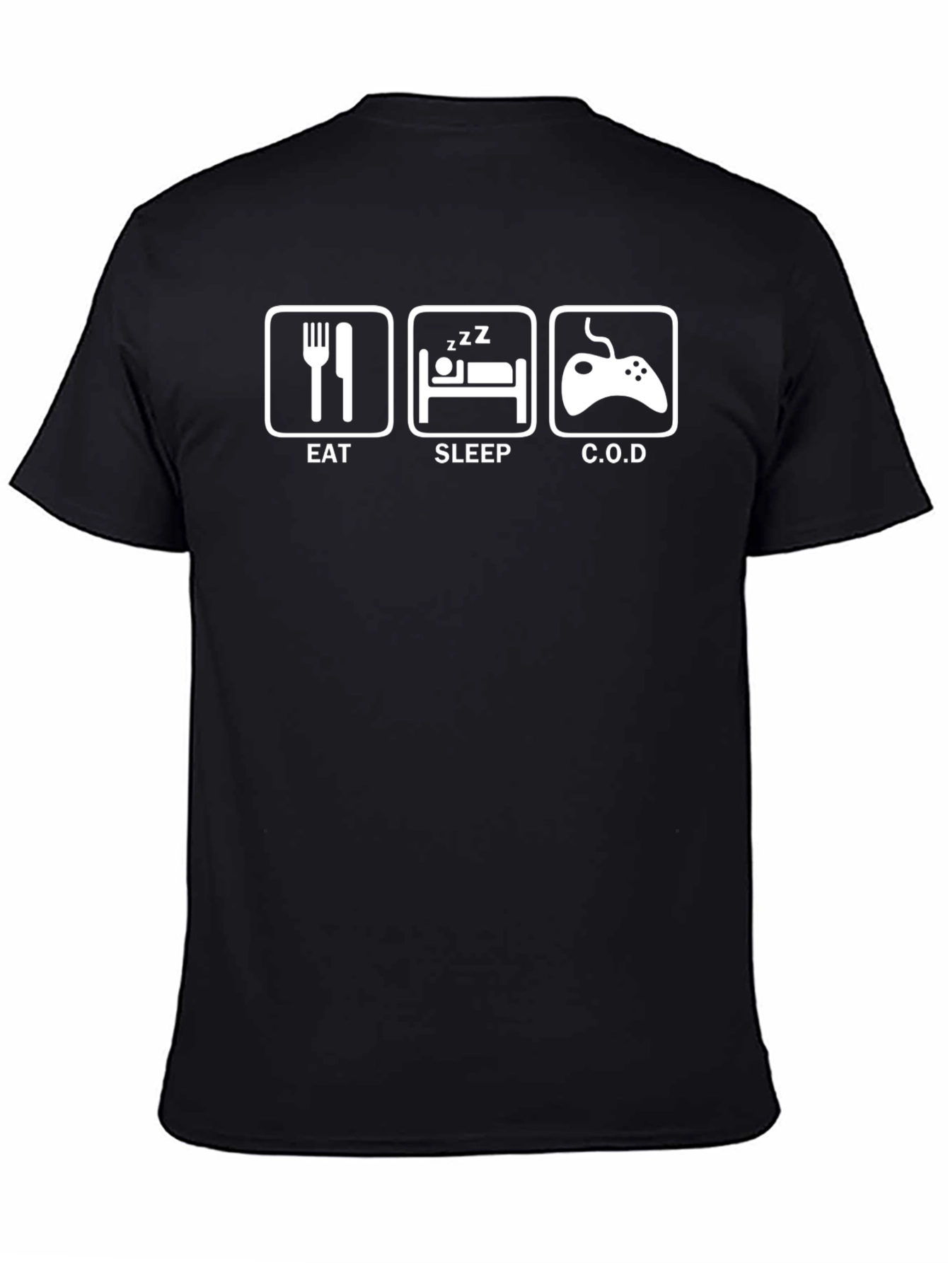 Eat Sleep C.O.D. Black T-Shirt