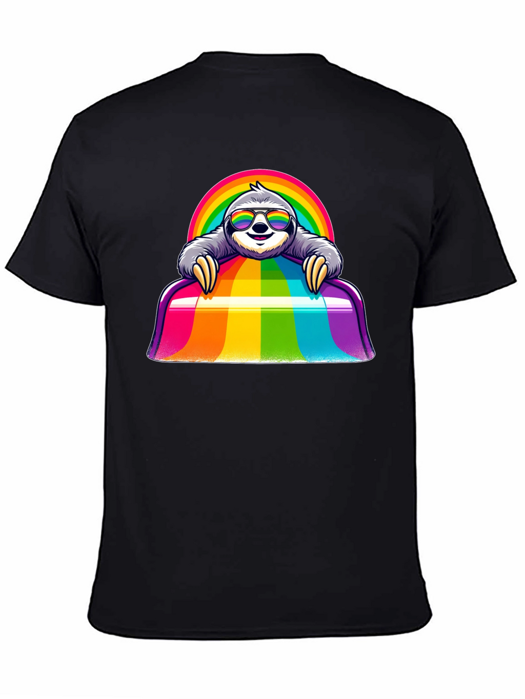 Rainbow Sloth T-Shirt - Prideful & Cute!