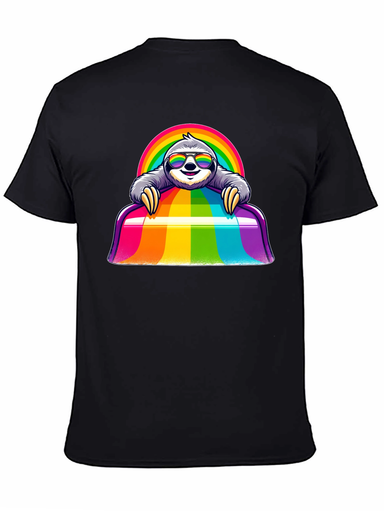Rainbow Sloth T-Shirt - Prideful & Cute!