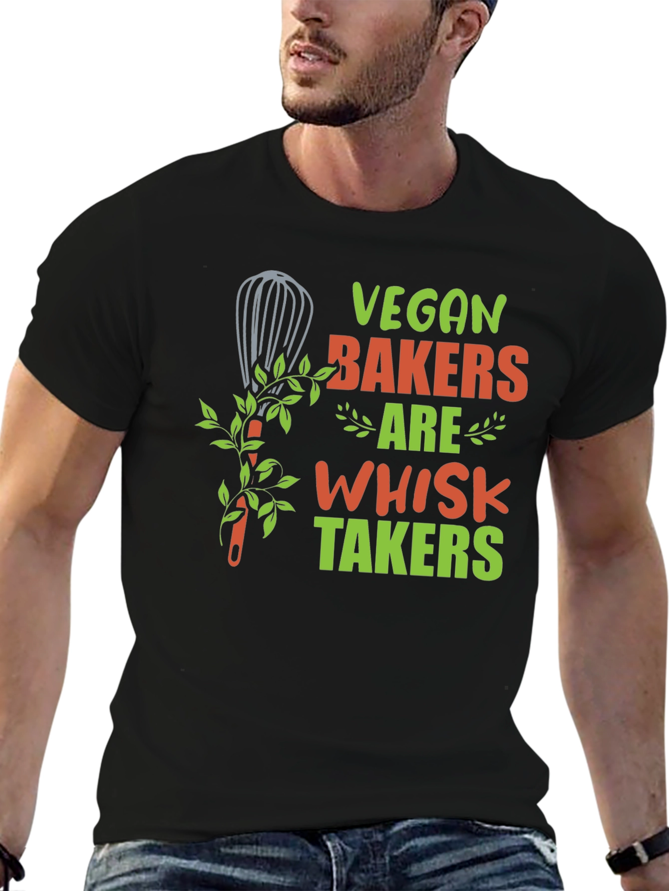 Vegan Bakers Whisk Takers Graphic Tee