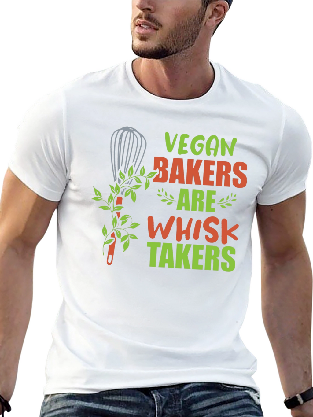 Vegan Bakers Whisk Takers Graphic Tee