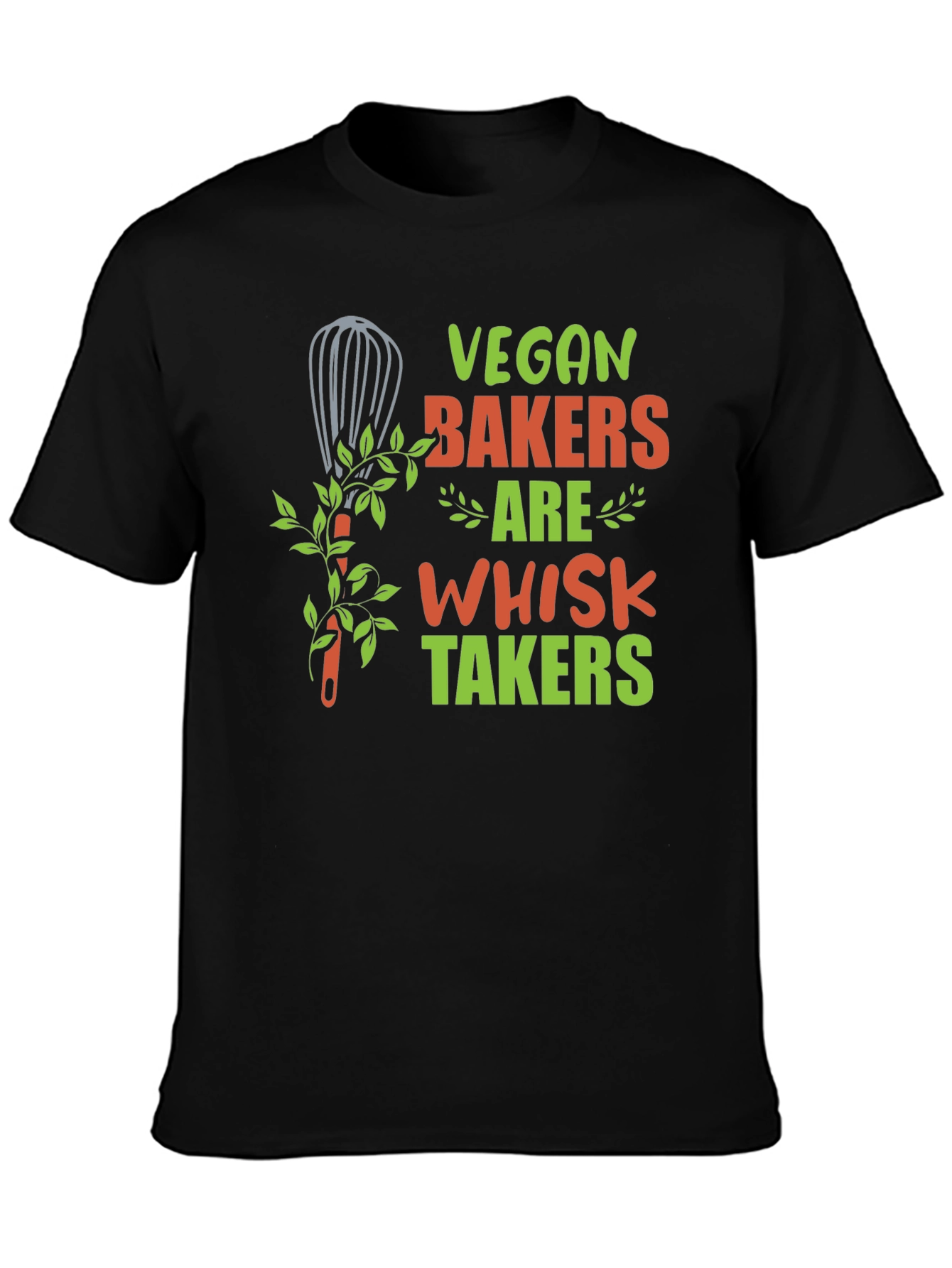 Vegan Bakers Whisk Takers Graphic Tee