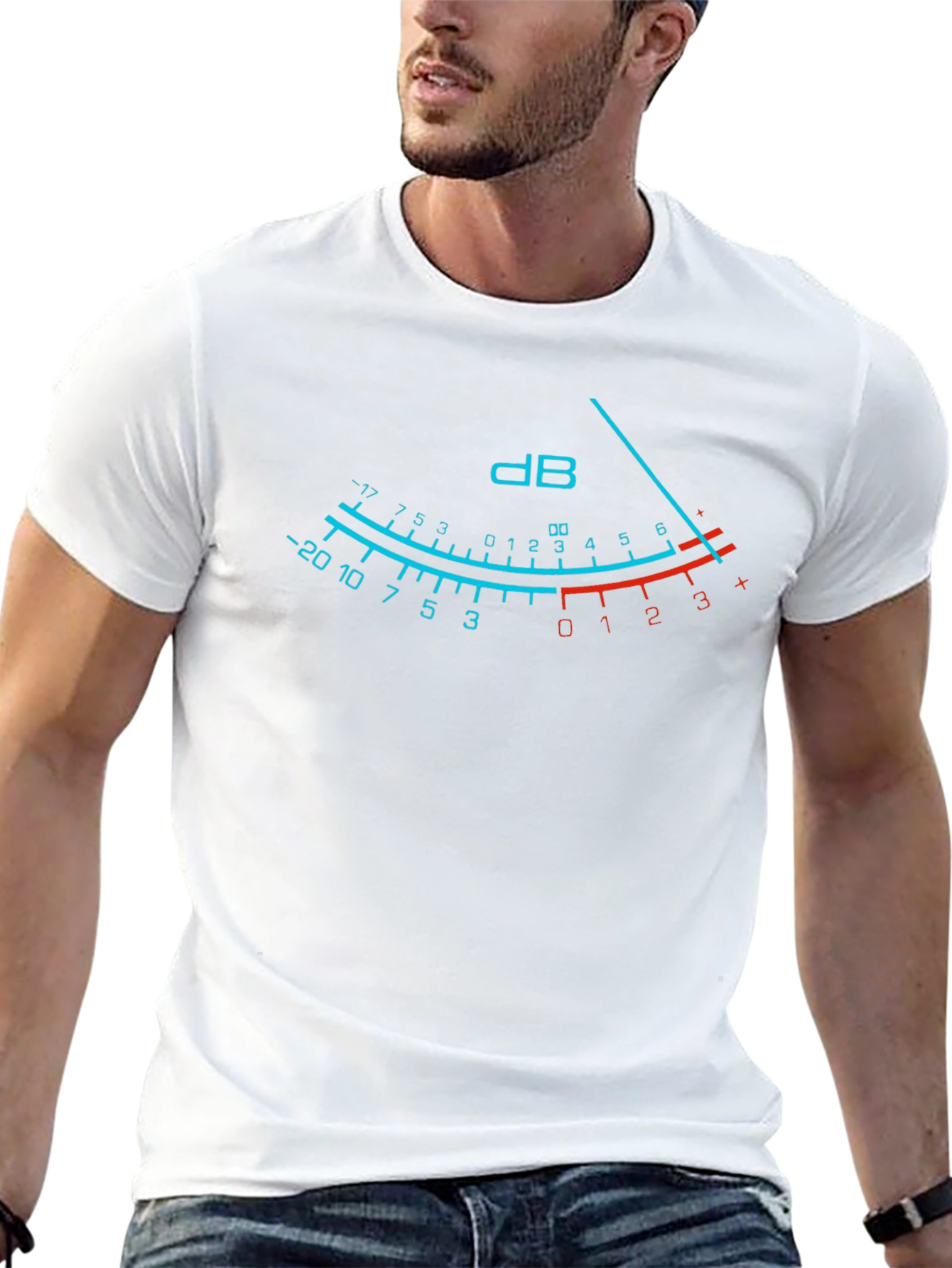 Decibel Meter Graphic Tee - Musicians Delight