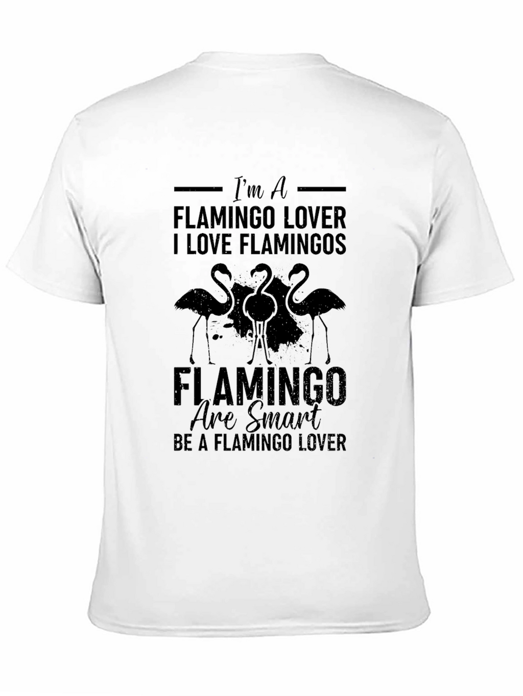 Flamingo Lover Black T-Shirt
