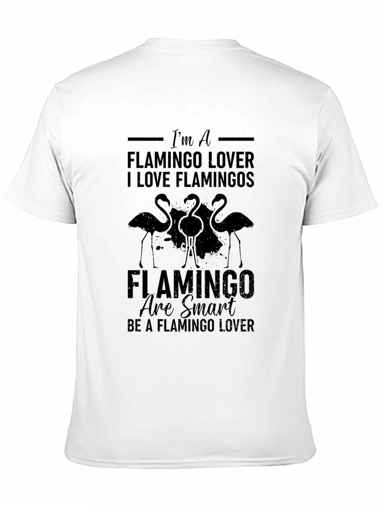 Flamingo Lover Black T-Shirt