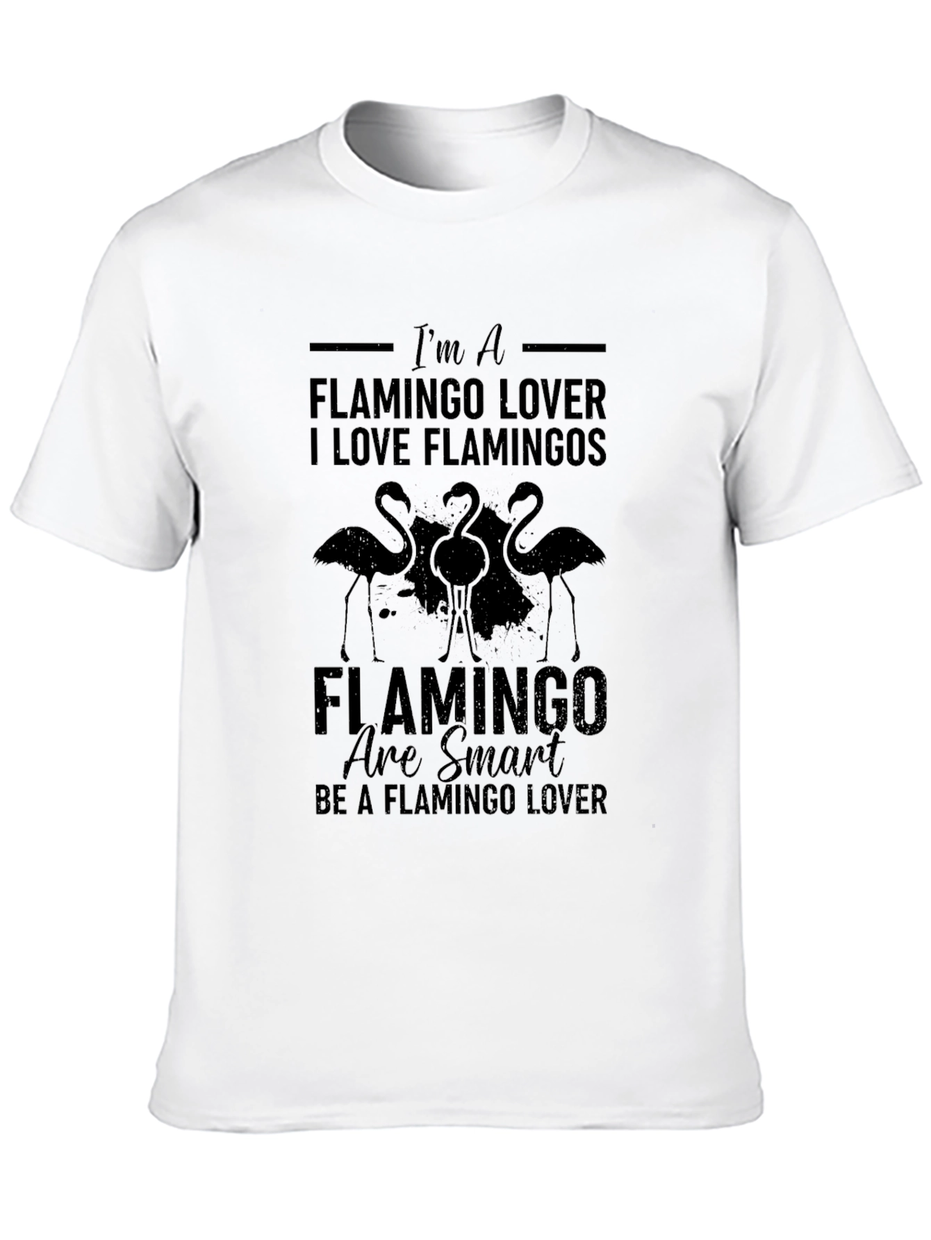Flamingo Lover Black T-Shirt