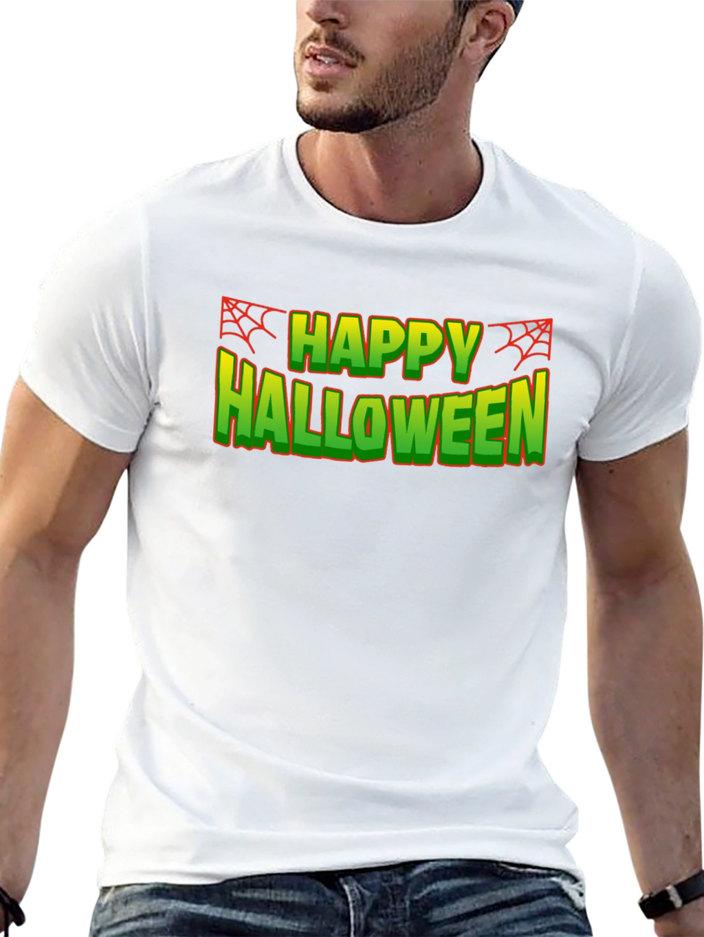 Happy Halloween Graphic Tee - Spooky Season T-Shirt
