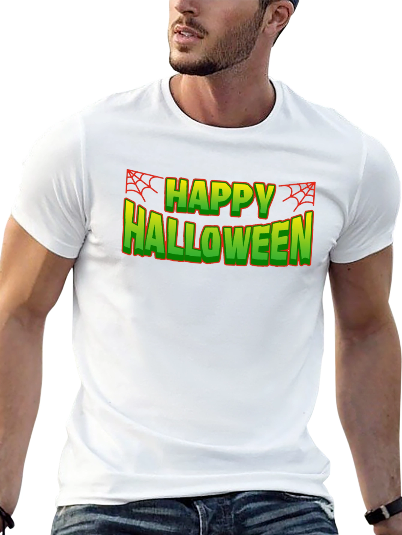Happy Halloween Graphic Tee - Spooky Season T-Shirt