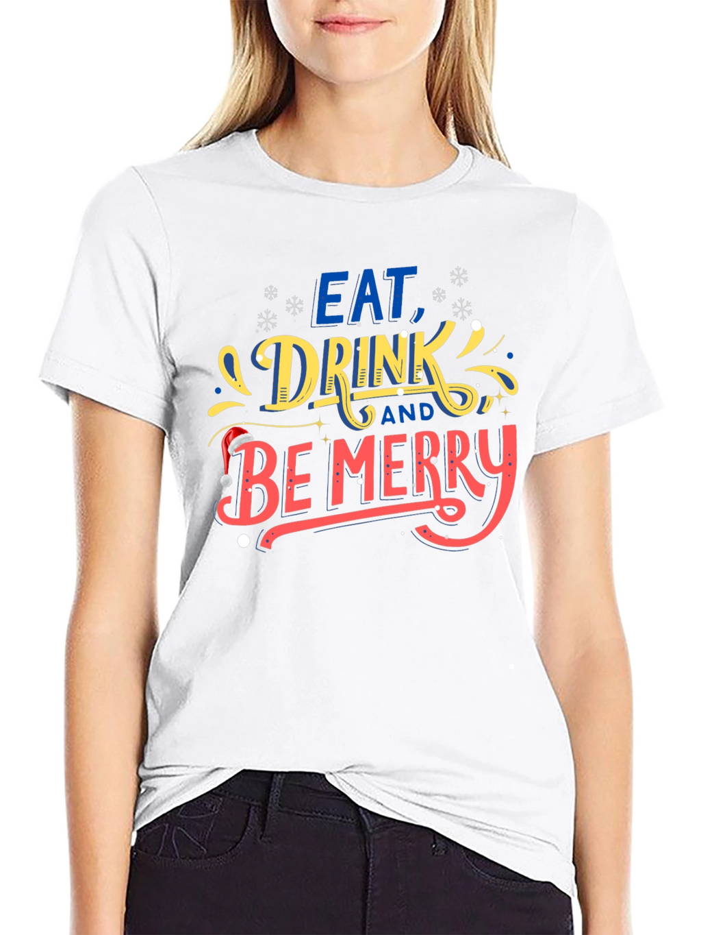 Eat Drink & Be Merry Holiday T-Shirt