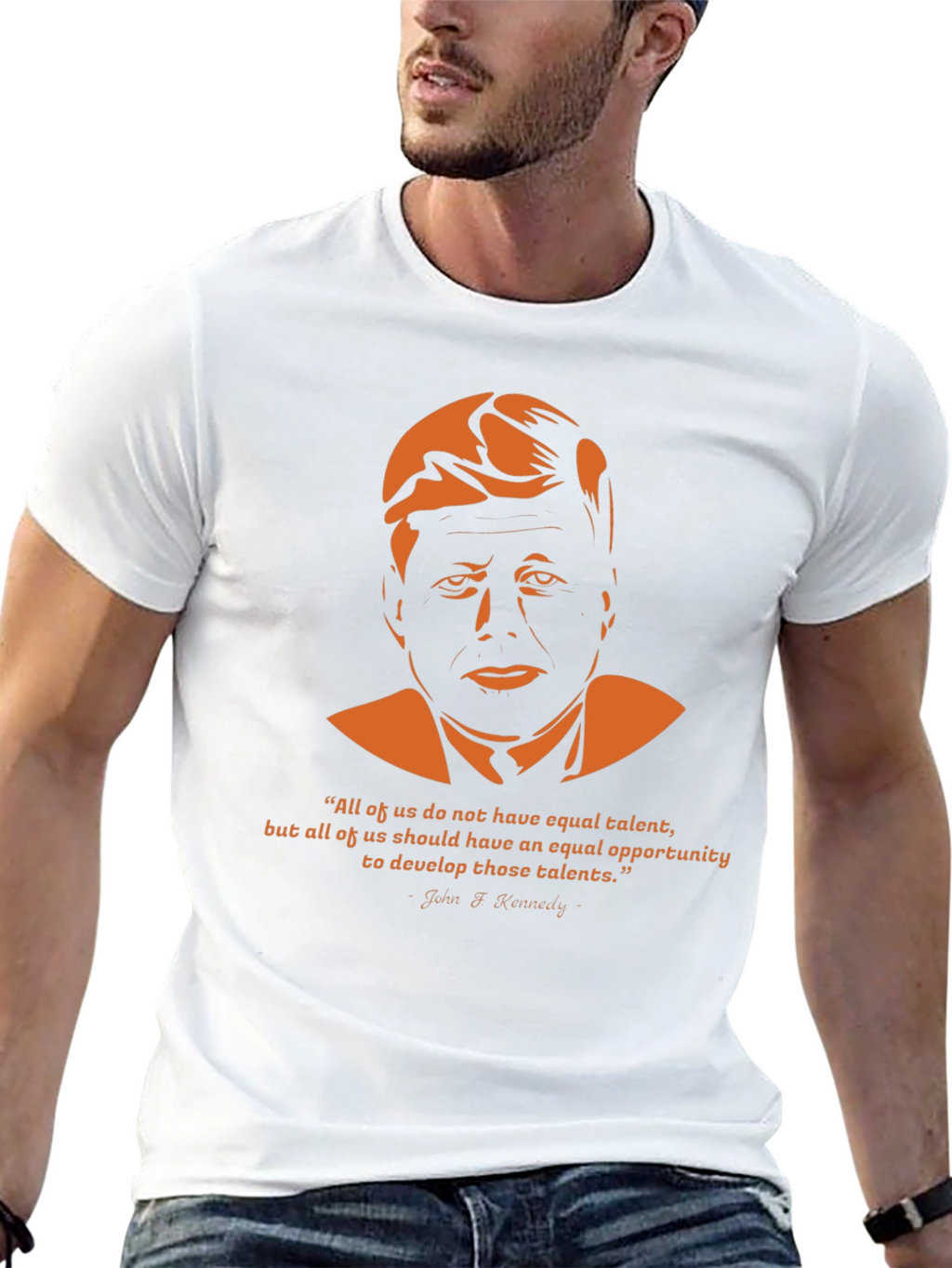 JFK Quote Graphic Tee - Equal Opportunity