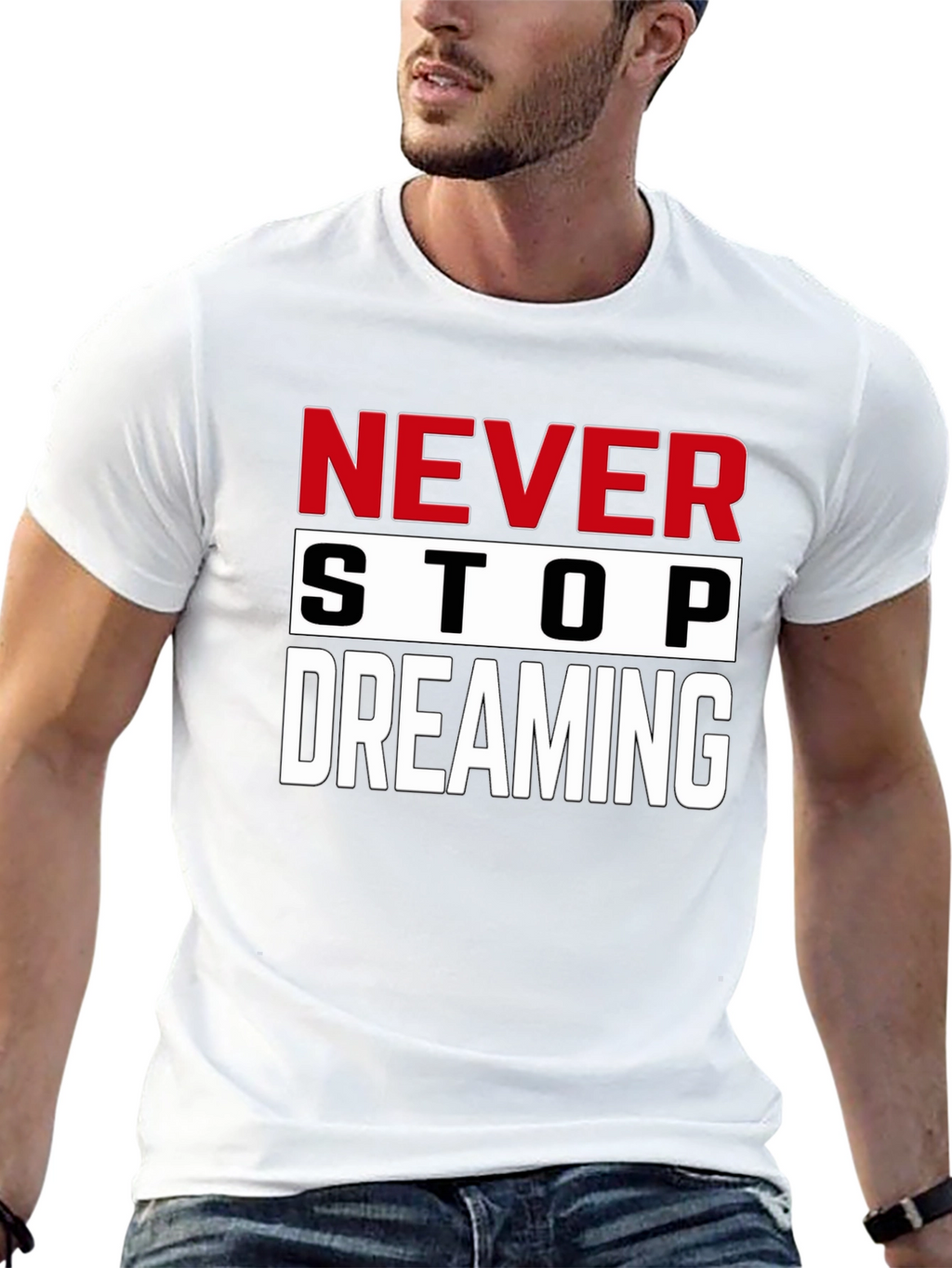 Never Stop Dreaming Graphic Tee
