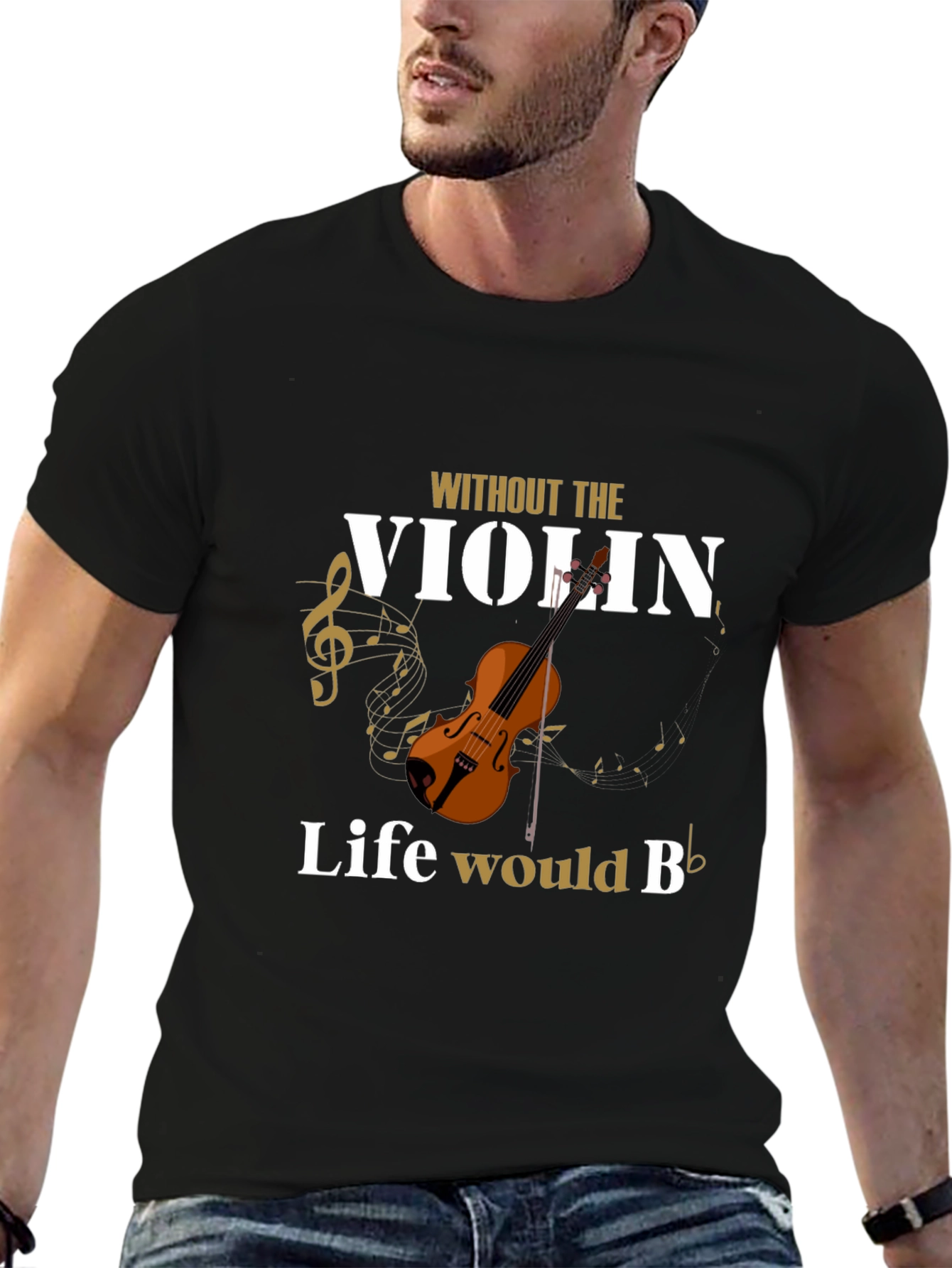 Without The Violin Life Would B Flat T-Shirt