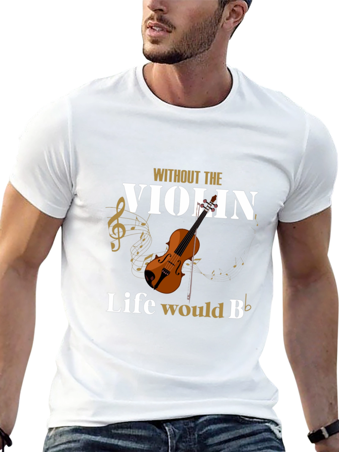 Without The Violin Life Would B Flat T-Shirt