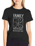Elephant Family Love T-Shirt