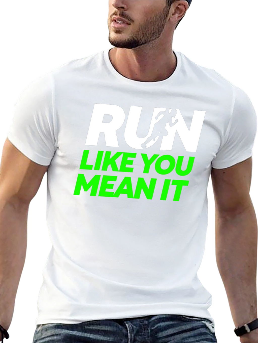 Run Like You Mean It Graphic T-Shirt