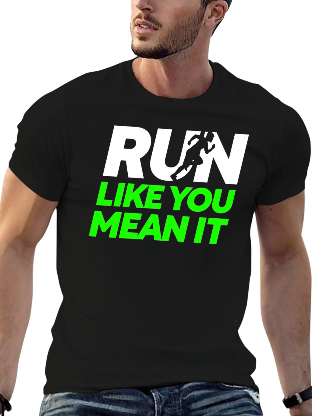 Run Like You Mean It Graphic T-Shirt