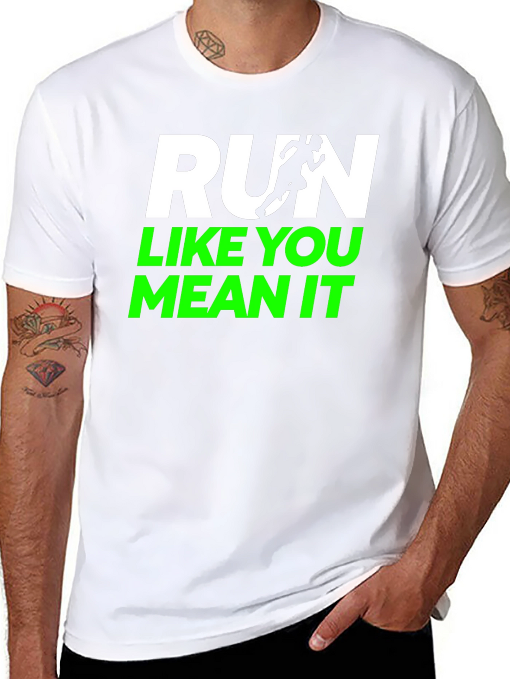 Run Like You Mean It Graphic T-Shirt