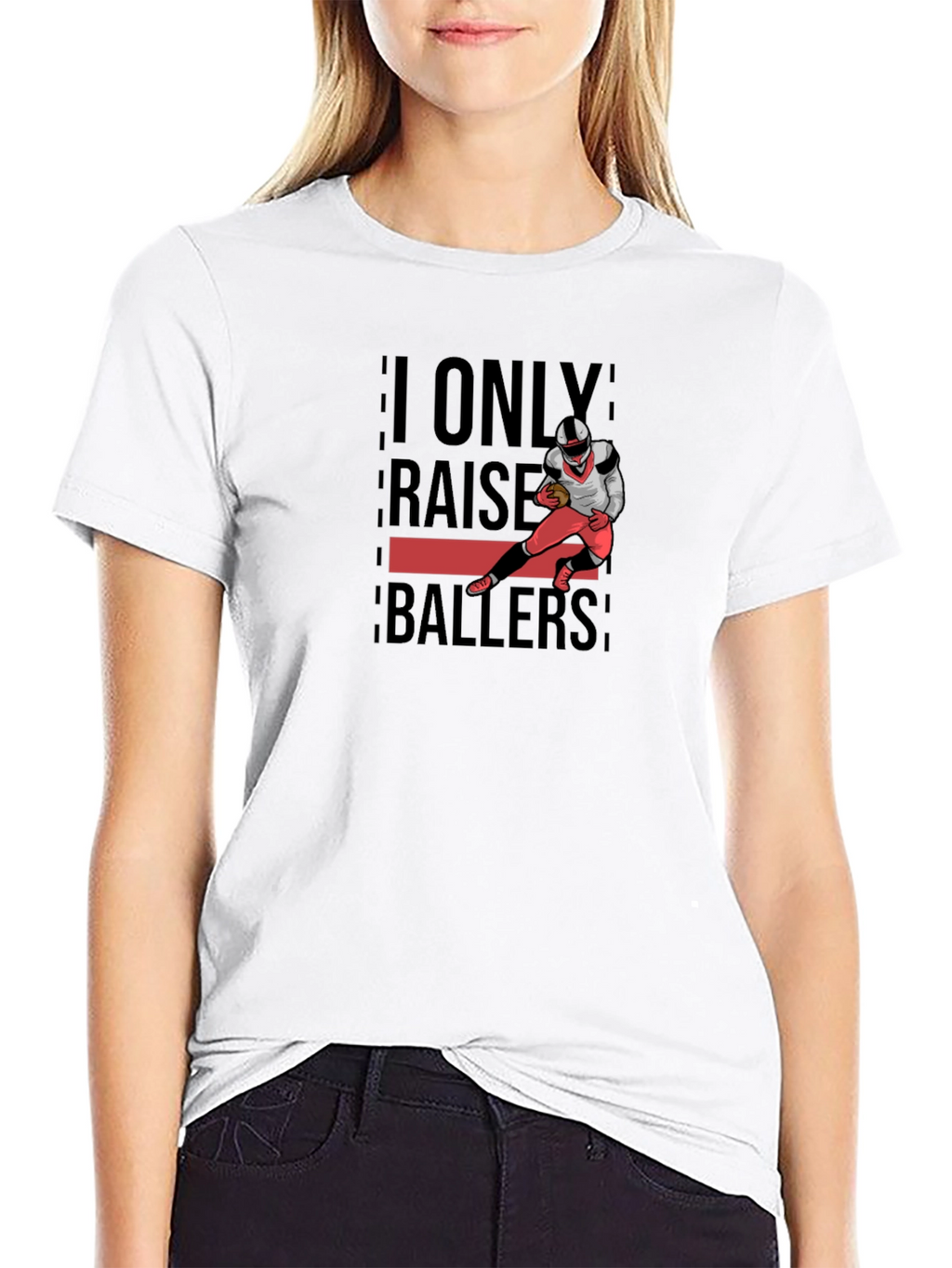 I Only Raise Ballers Graphic T-Shirt