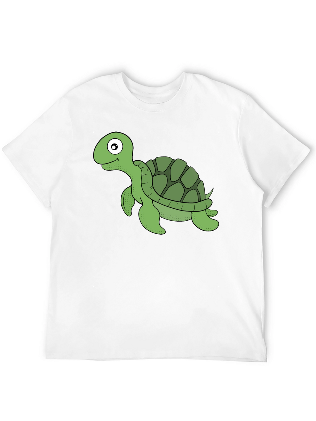 Turtle Graphic T-Shirt - Black Casual Tee