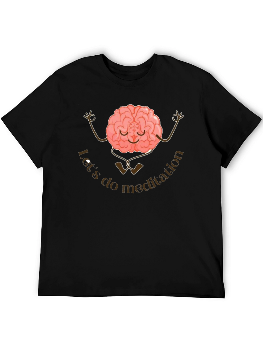 Meditation Brain Graphic T-Shirt