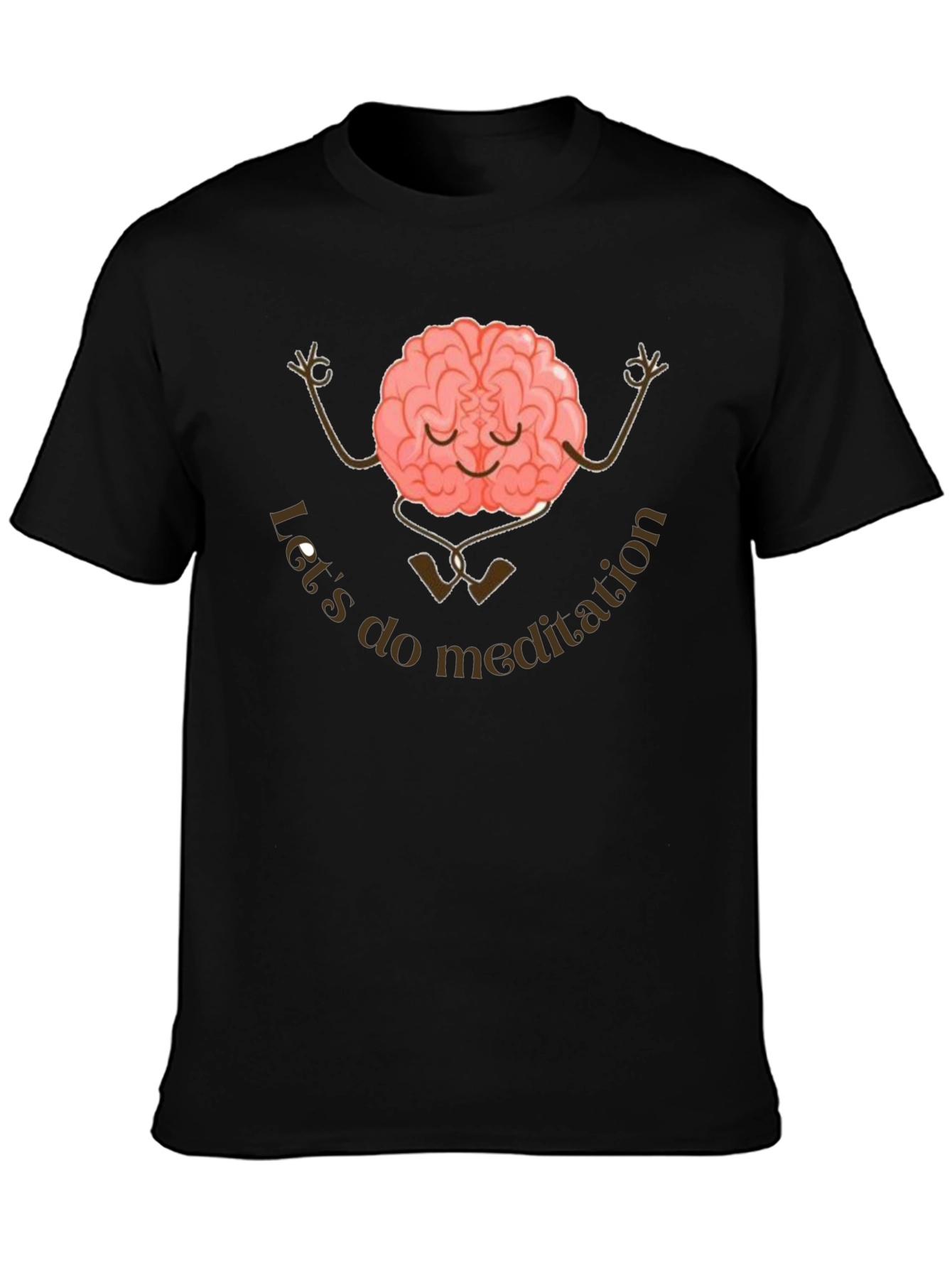 Meditation Brain Graphic T-Shirt