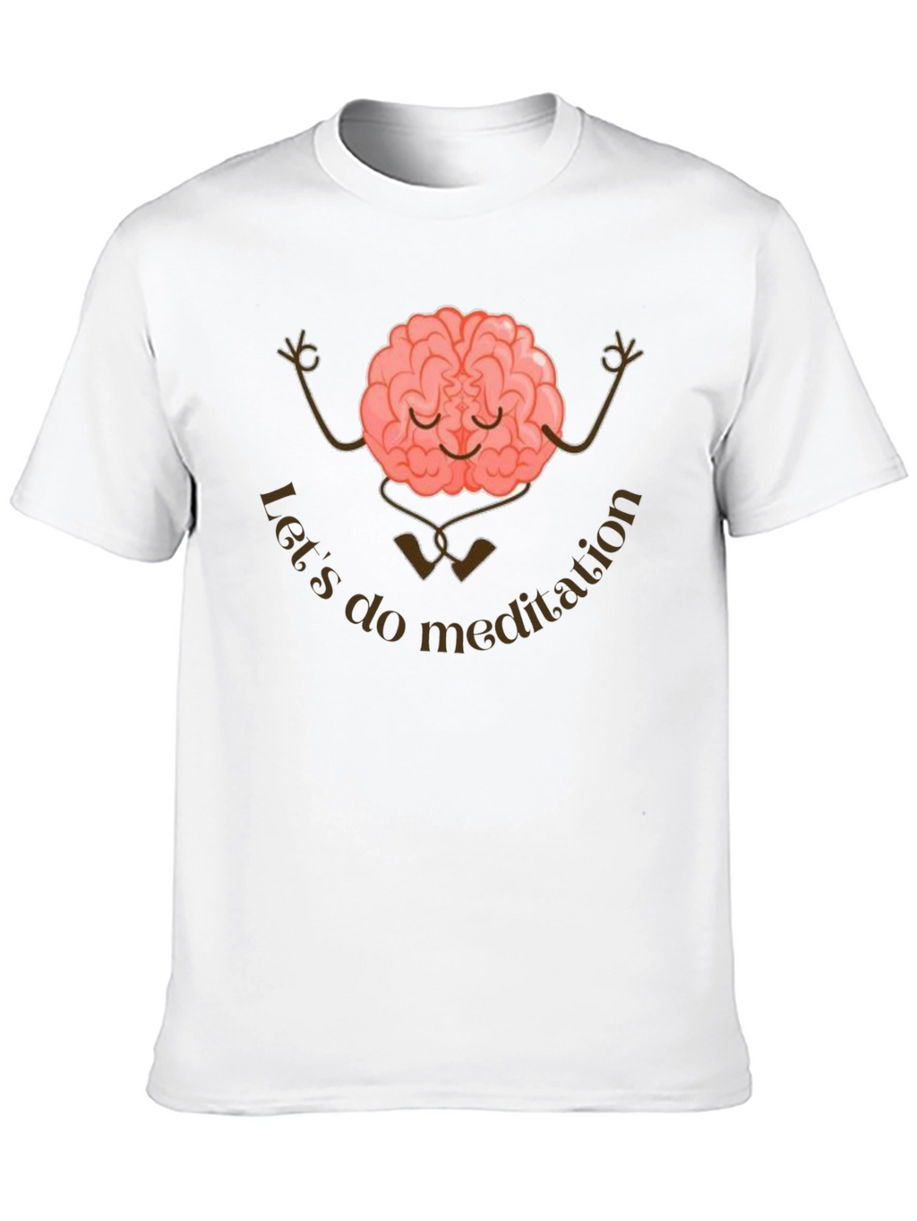 Meditation Brain Graphic T-Shirt