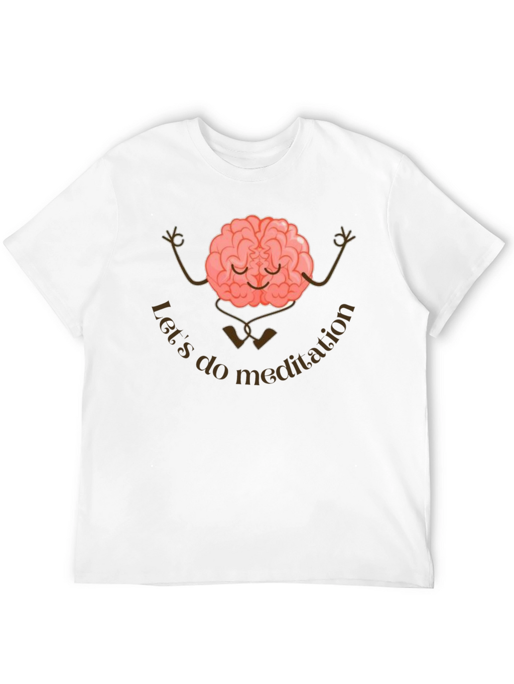 Meditation Brain Graphic T-Shirt