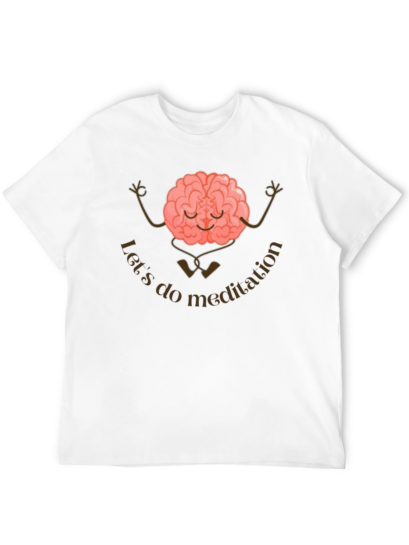 Meditation Brain Graphic T-Shirt