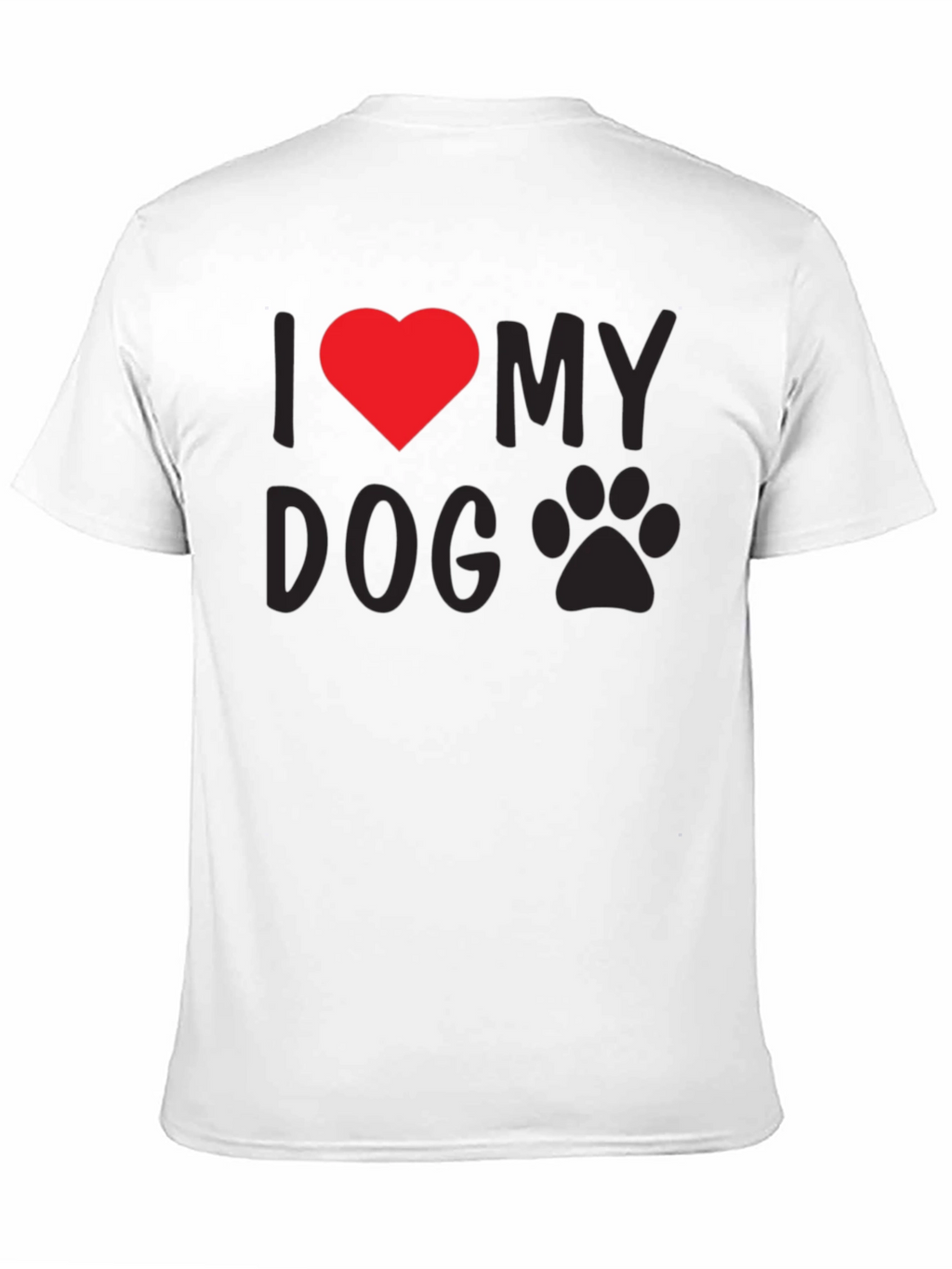 I Heart My Dog T-Shirt - Black