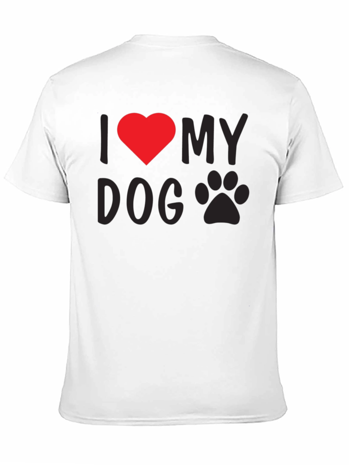 I Heart My Dog T-Shirt - Black