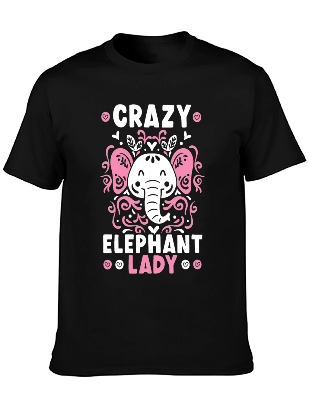 Crazy Elephant Lady Graphic Tee