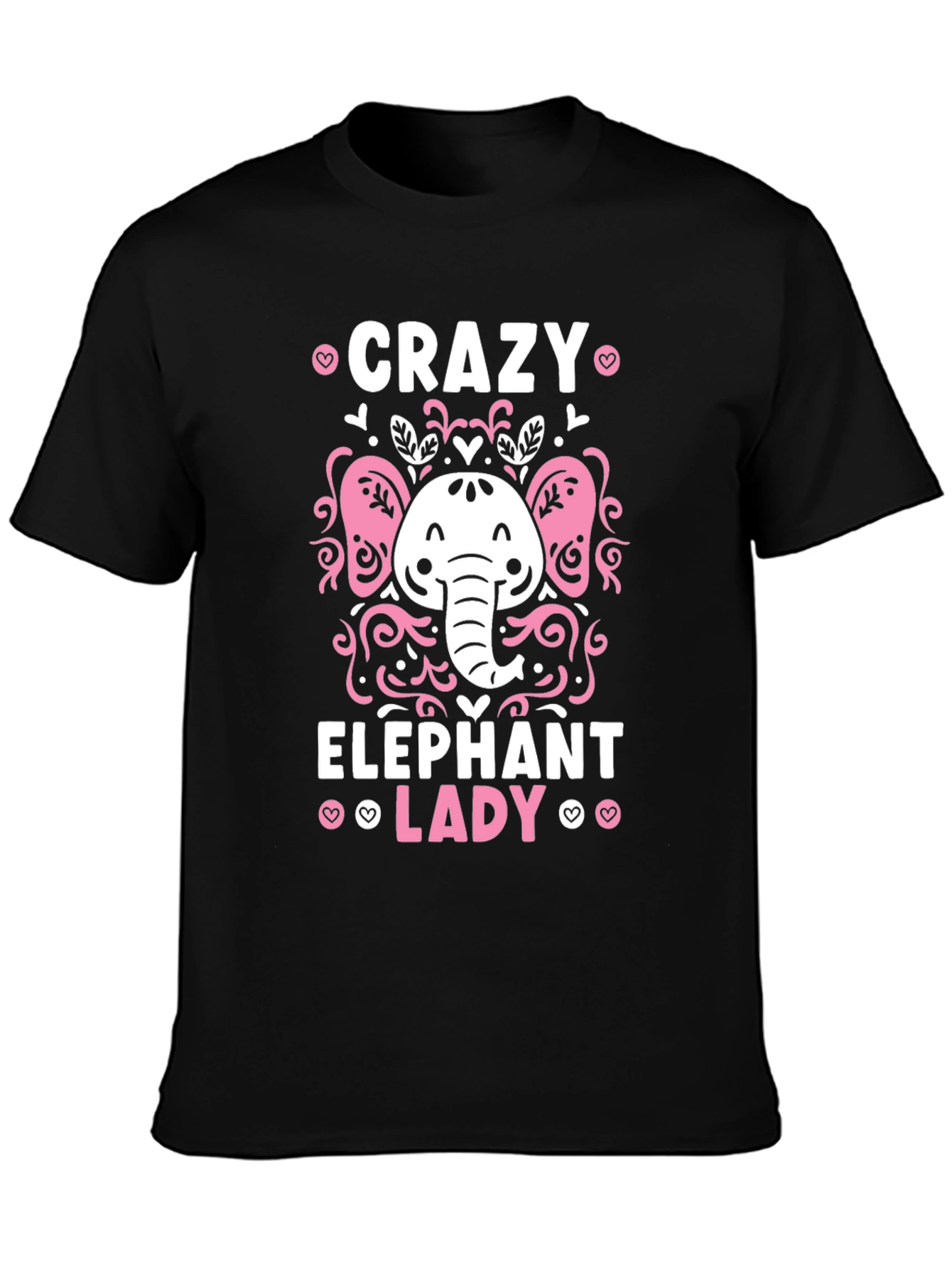 Crazy Elephant Lady Graphic Tee