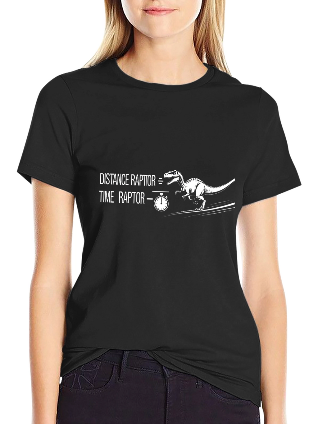 Distance Raptor Graphic Tee - Funny Science Shirt