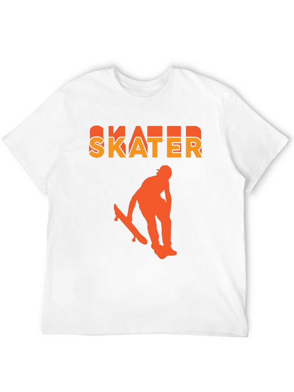 Skater Graphic T-Shirt - Black Bold Design