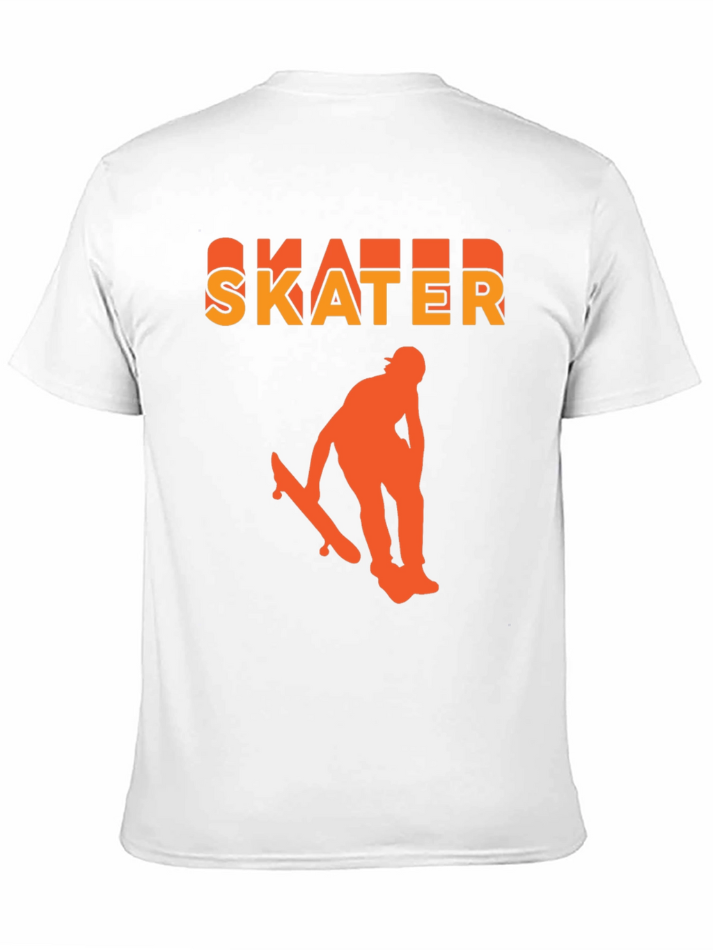Skater Graphic T-Shirt - Black Bold Design