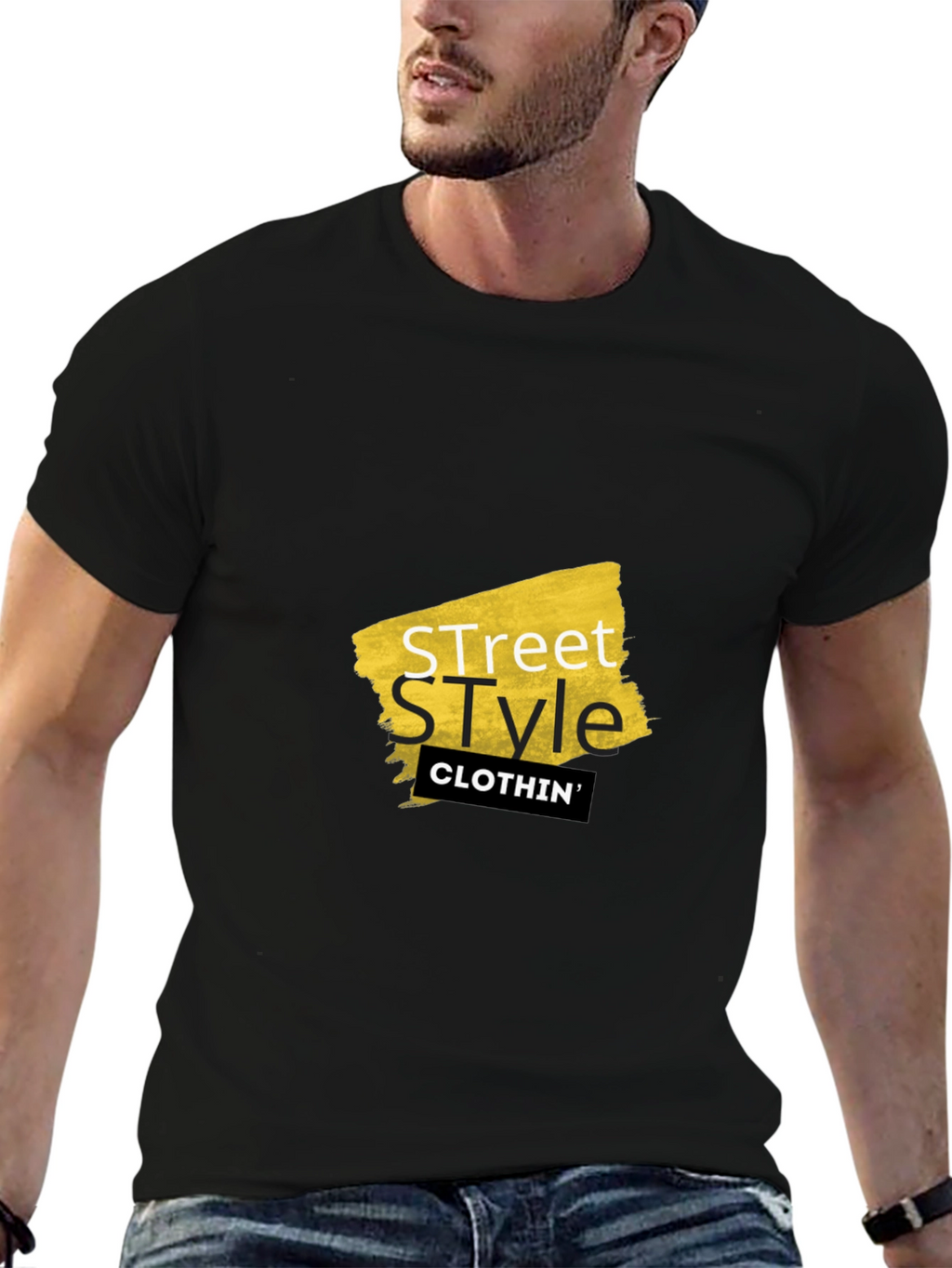 Street Style Black T-Shirt