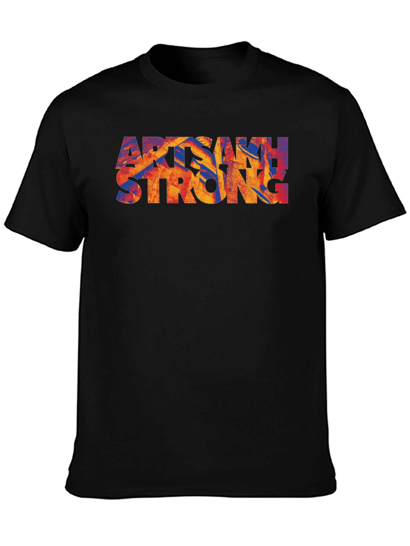 Artsakh Strong Graphic Tee - Mens Black T-Shirt