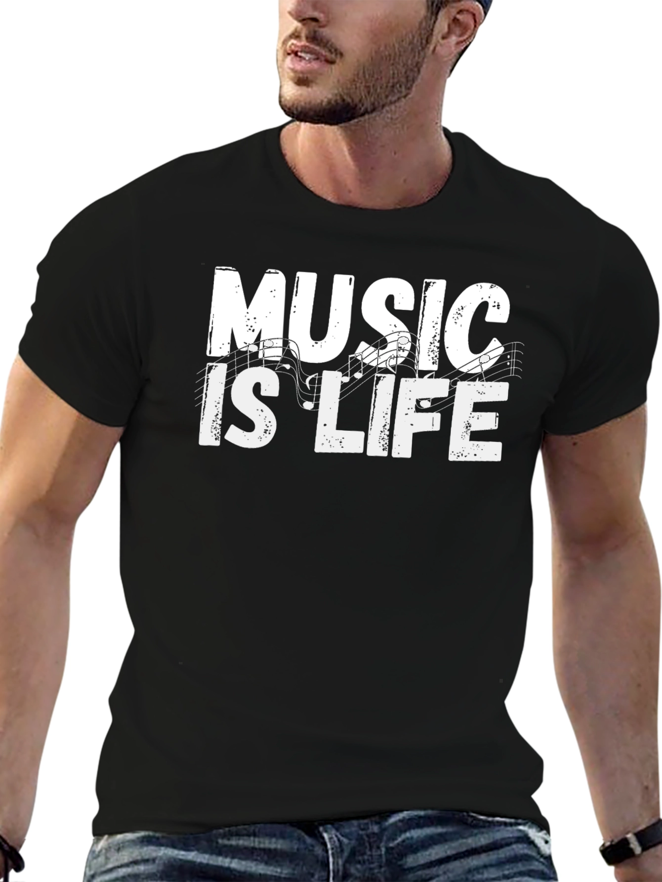 Music is Life Graphic Tee