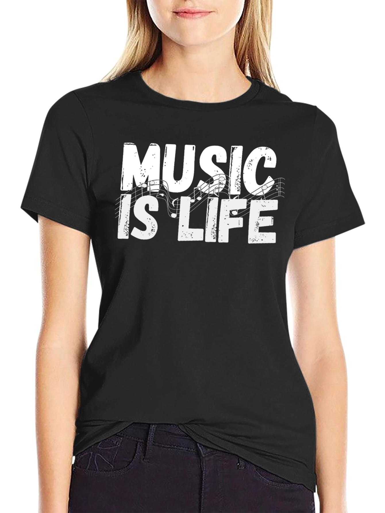 Music is Life Graphic Tee