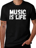 Music is Life Graphic Tee