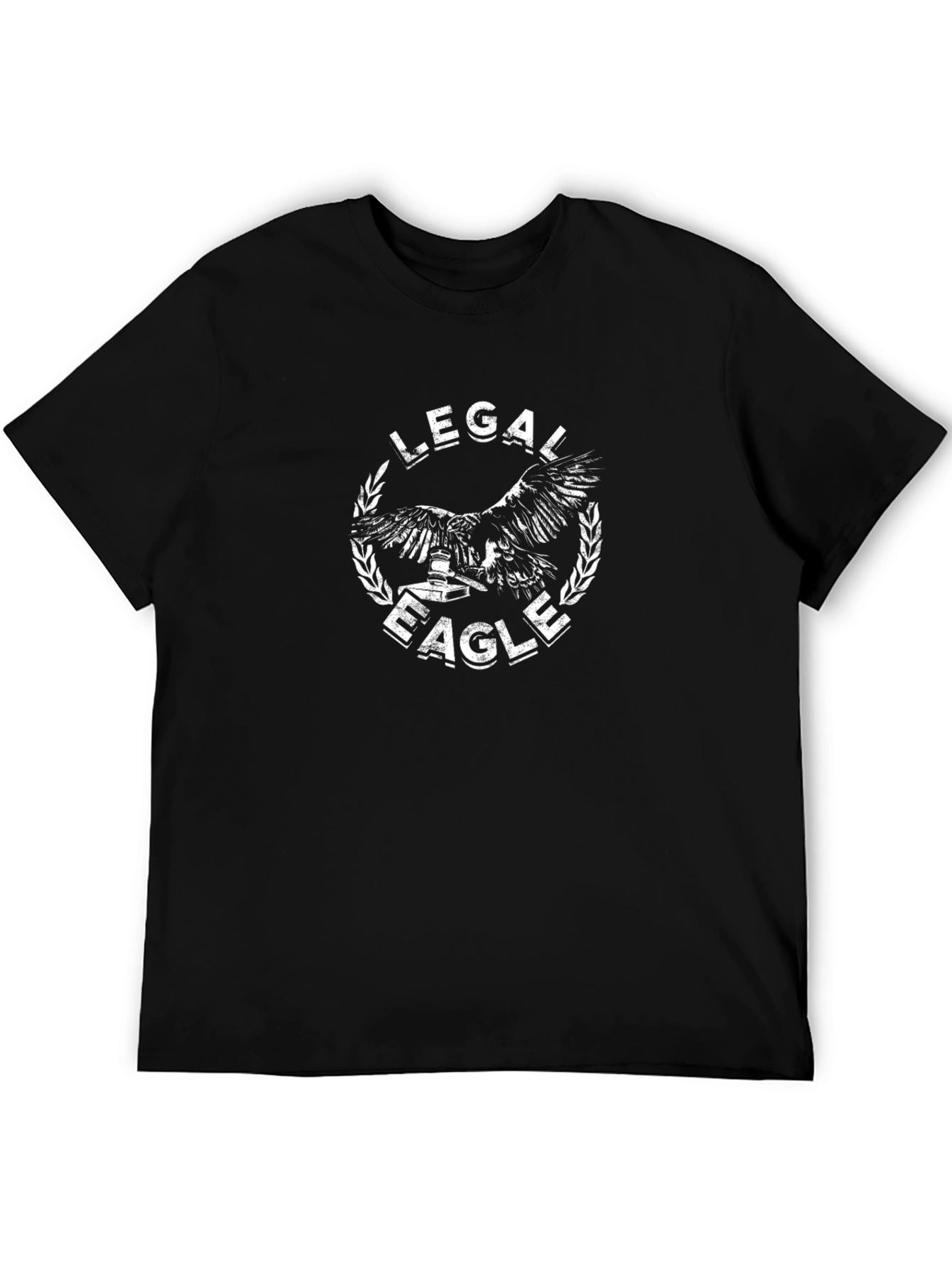 Legal Eagle Graphic T-Shirt - Mens Black Tee